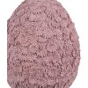 Clayre & Eef Huevo decorativo Ø 13x28 cm Estilo rústico Poliresina rosa marrón