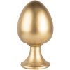 Clayre & Eef Huevo Decorativo Oro Ø 14x24 cm Poliresina Decoración de Pascua