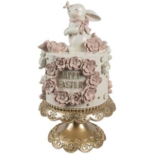Clayre & Eef Decoración Pastel Ø 18x32...