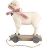 Clayre & Eef Figurita Decorativa Oveja Estilo Campestre Poliresina Beige Marrón 17x9x20 cm