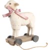 Clayre & Eef Figurita Decorativa Oveja Estilo Campestre Poliresina Beige Marrón 17x9x20 cm