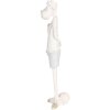 Clayre & Eef Oveja Decorativa Blanco Azul 6x4x17 cm Poliresina Estilo Campestre