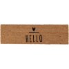 Clayre & Eef BHSMC-1 felpudo 75x22x2 cm fibra de coco antideslizante marrón