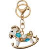 Juleeze JZKC0197 Llavero oro blanco con piedras preciosas 6x2x4 cm