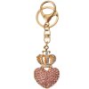 Juleeze JZKC0200 Llavero oro rosa strass 3x2x5 cm