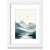 Marco de plástico Hama Chill Blanco Plata 10x15 cm 13x18 cm 15x20 cm 30x40 cm