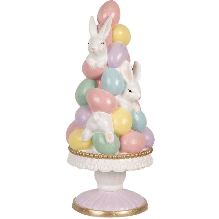 Clayre & Eef 5MG0057 Decoración conejo Ø 27x61 cm estilo campestre