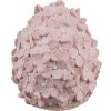 Clayre & Eef Huevo Decorativo Rosa Ø 6x7 cm Poliresina Decoración de Pascua