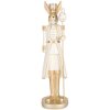 Clayre & Eef Conejo decorativo Beige Oro 47 cm Pascua decoración estilo country