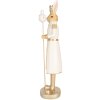 Clayre & Eef Conejo decorativo Beige Oro 47 cm Pascua decoración estilo country