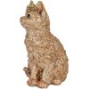 Clayre & Eef Gato decorativo Beige 16x14x25 cm Poliresina Estilo Campestre