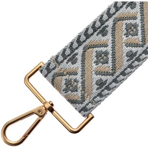 Juleeze JZBS0005 Bolso correa 5x140 cm blanco-beige con...