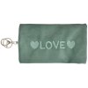 Juleeze JZTB0078 Neceser verde 19x1x11 cm con mosquetón y bordado