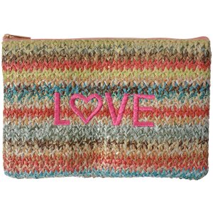 Juleeze JZTB0079 Neceser trenzado bolso bordado LOVE...