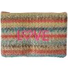 Juleeze JZTB0079 Neceser trenzado bolso bordado LOVE 20x13cm colorido