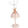 Clayre & Eef 65876 Joyero Beige Ø 7x19 cm Diseño Romántico Poliresina