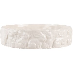 Clayre & Eef 6CE2035 Bol Cerámica Blanco 20 cm...