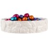 Clayre & Eef 6CE2035 Bol Cerámica Blanco 20 cm Conejito Estilo Campestre