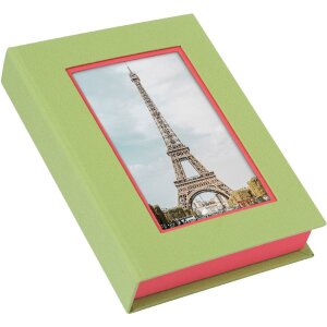 Estuche Goldbuch Bella Vista lino 19 x 14 cm ventana para fotos 4 colores
