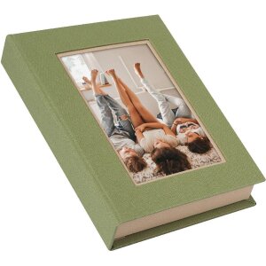 Estuche Goldbuch Bella Vista lino 19 x 14 cm ventana para fotos 4 colores