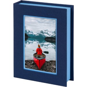 Estuche Goldbuch Bella Vista lino 19 x 14 cm ventana para fotos 4 colores