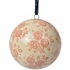Clayre & Eef 6CE2106M Bola Decoración Ø 8 cm Vintage Cerámica Beige Rosa
