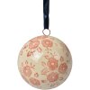 Clayre & Eef 6CE2106S Bola Decorativa Cerámica Beige Rosa Ø 6 cm Vintage