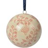 Clayre & Eef 6CE2107M Bola Decoración Cerámica Beige Rosa Ø 8 cm