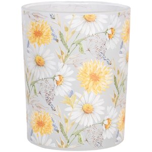 Clayre & Eef 6GL4956 Set Portacandelitas 2 Flores...