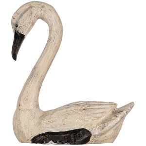 Clayre & Eef Set Cisnes Decorativos 2 Figuras Estilo...