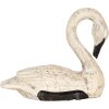 Clayre & Eef Set Cisnes Decorativos 2 Figuras Estilo Antiguo Beige Negro