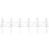 Clayre & Eef 6H2414 Perchero de pared 6 ganchos náutico blanco azul rojo 54 cm