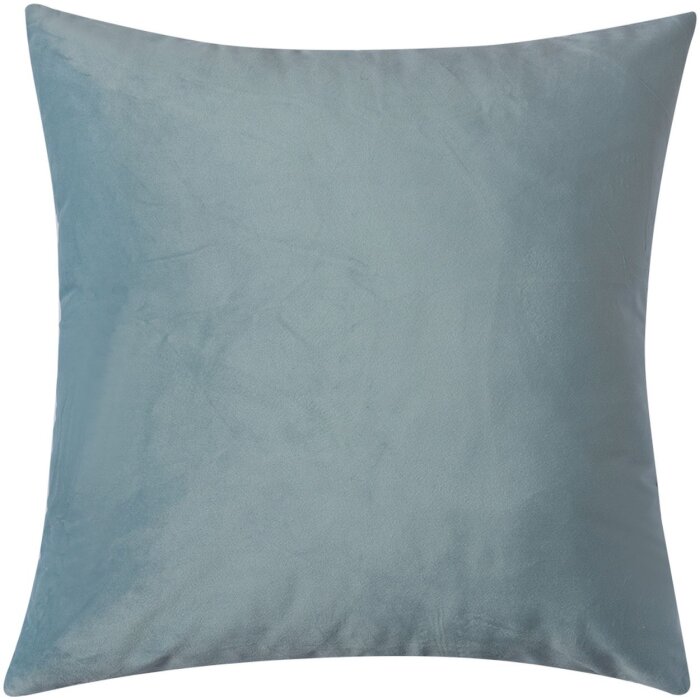 Clayre & Eef Funda de Cojín 45x45 cm Azul Estilo Campestre Fácil Cuidado