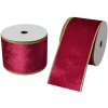 Clayre & Eef LI0128BU Cinta 6,3 cm x 5 m Color oro rosa