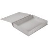 Goldbuch caja de almacenaje Bella Vista A4 lino cierre magnético 32,7x24,2x5 cm
