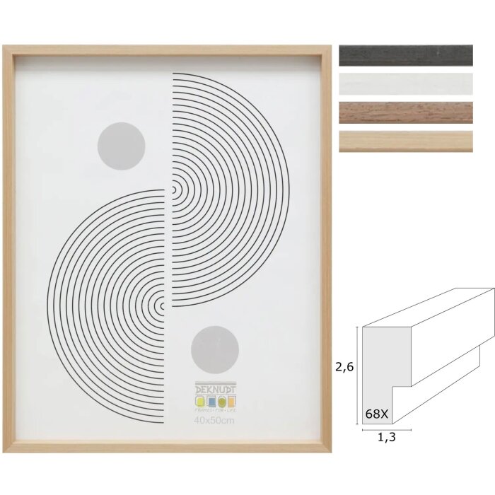 Deknudt S68XH1 marco de madera de 10x15 cm a 40x60 cm