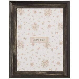 Clayre & Eef Marco de fotos 19x1x24 cm Negro Elegante...