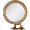 Clayre & Eef 62S308 Espejo Decorativo de Pie Color Dorado 13x6x16 cm