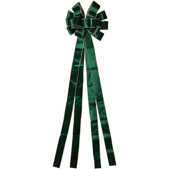 Clayre & Eef 65975GR Lazo decorativo 33x135 cm Verde Oro