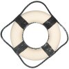 Clayre & Eef 66068 Decoración Lifebuoy Blanco Azul Ø 31x6 cm