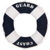 Clayre & Eef Cojín Salvavidas Ø 42x6 cm Blanco Azul Náutico