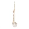 Clayre & Eef Decorativo Velero Marítimo Decoración Madera Beige Blanco 34x7x38 cm
