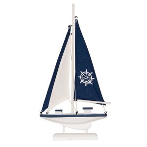 Clayre & Eef Decoración Velero 20x4x37 cm...