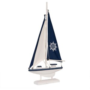 Clayre & Eef Decoración Velero 20x4x37 cm...