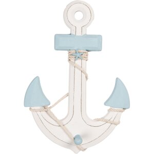 Clayre & Eef Decoración Ancla 22x5x33 cm...