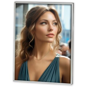 Marco ZEP alto brillo 120S22 plata 15x20 cm