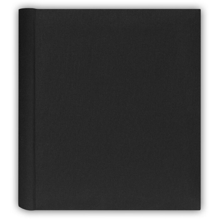 ZEP álbum de fotos autoadhesivo Siviglia negro 27x32 cm carpeta de anillas mecanismo de 4 anillas