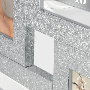 ZEP Orion marco de fotos collage plata 4 fotos en formato 10x15 cm