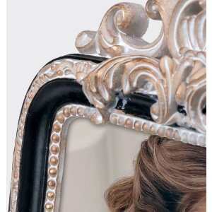 ZEP Poliresina Marco Reina 15x20 cm Barroco Negro Oro