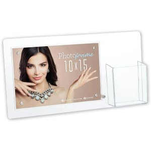 ZEP Tarjetero Acrílico Marco Magnético...